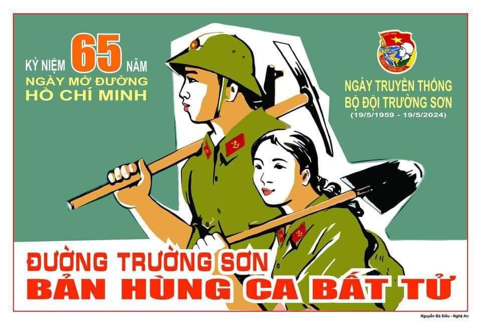 ĐỀ CƯƠNG TUYÊN TRUYỀN KỶ NIỆM 65 NĂM NGÀY MỞ ĐƯỜNG HỒ CHÍ MINH - NGÀY TRUYỀN THỐNG BỘ ĐỘI TRƯỜNG SƠN (19/5/1959 - 19/5/2024)